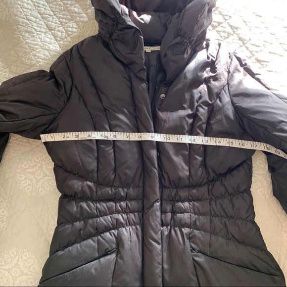 Kenneth Cole Black Down Puffer Coat - Picture 12 of 14